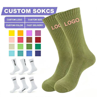Chaussettes de sport athlétiques personnalisées avec logo, soutien de la voûte plantaire, texture nid d'abeille, couleur personnalisée