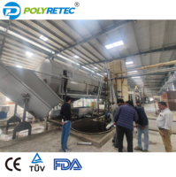 Ligne de lavage de bouteilles PET approuvée par la FDA pour la fabrication de machines à partir de déchets de PET standard en fibres staple