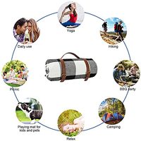 Mantas Grandes Impermeables de Nailon, Colchoneta Inflable, Plegable, Lavable, Relleno de Espuma para Picnic al Aire Libre, Camping, Playa, Parque