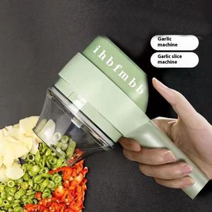 Taza mezcladora <span class=keywords><strong>el</strong></span>éctrica multifuncional para uso doméstico, cortador de verduras, triturador de ajo, batidor, picadora, herramienta de <span class=keywords><strong>corte</strong></span> de carne y verduras - Product Image 4