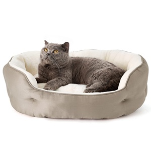 Lit pour chien et chat en peluche de luxe, design tendance, imperméable, chaud et de haute qualité, vente chaude d'hiver - Product Image 1