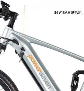 36V 13AH Mid <b>Drive</b> Electric Mountain Bike Aluminum Alloy Frame Full Suspension Hydraulic <b>Disc</b> Brake Off Road - Product Image 4