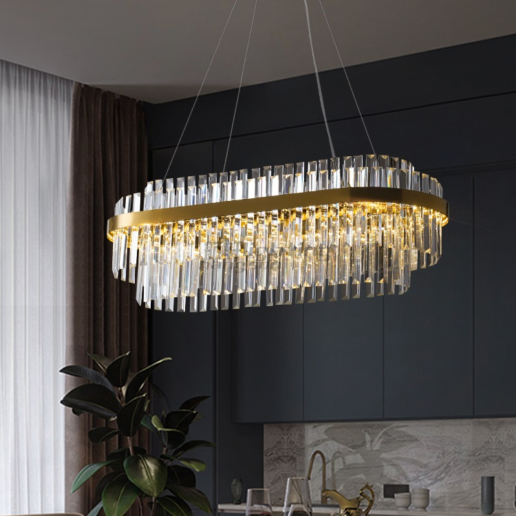 2022 New Patented Design Smart Bedroom Living Room Gold Luxury Crystal Modern Led Chandeliers & Pendant Lights