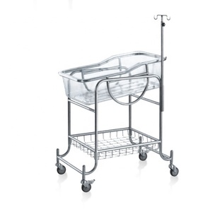 เปลเด็กทารกในโรงพยาบาลทำจากสแตนเลสเปลเด็กทารก CY-D420แบบมีล้อ - Product Image 2