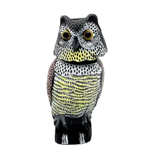 Chất lượng cao nhựa mini Owl nhựa mini Bird Repeller Owl decoy cho vườn