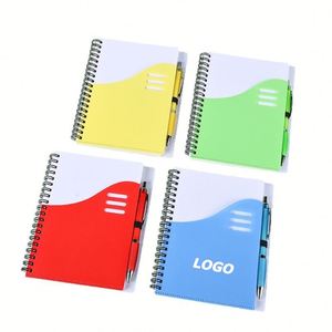 Cuaderno Espiral Personalizado con Cubierta de Color para la Escuela, Oficina, Reuniones y Regalos Promocionales - Product Image 1