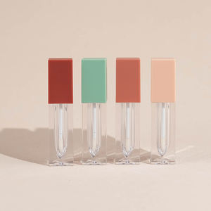 Haute qualité 3ml coloré en plastique brillant à lèvres bouteille bouchon à vis baguette brosse brillant à lèvres conteneur Tubes pour cosmétiques de soins personnels - Product Image 1