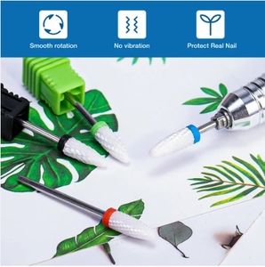 Nhà Máy Giá Chất Lượng Cao Ngô Hình Dạng Viên Đạn Làm Móng Tay Gốm Điện Nail Khoan Bit Acrylic Gel Loại Bỏ Gốm Nail Khoan Bits - Product Image 4