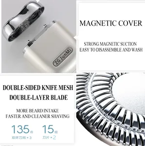 הגעה חדשה מיני חשמלי מכונת גילוח Pocket Razor לגברים USB נטענת סוללה הטוב ביותר עבור נסיעות מתגלח