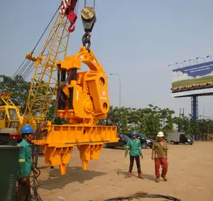 electric vibro hammer hot sale China factory piling machine