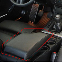 Couverture de boîte de rangement pour accoudoir de console centrale de voiture personnalisée pour BMW Série 3 E46 1998-2004, capuchon d'accoudoir, accessoires auto