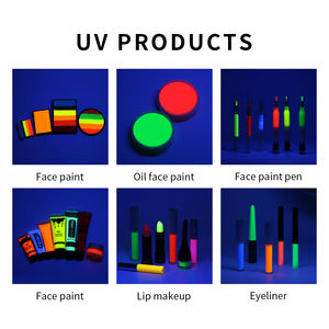 Tube de peinture de visage Fluorescent au néon UV à base d'eau non toxique - Product Image 5