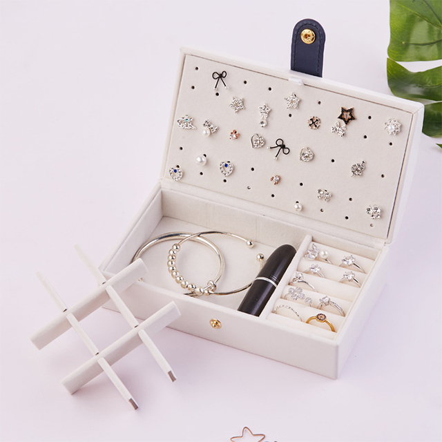 Free Sample Large Capacity Waterproof Jewelry Storage Box Makeup Case Cosmetics Organizer