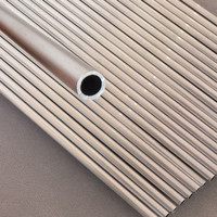Tube carré en aluminium 6063 personnalisé, oxydation anodique avec surface polie mate, profilés en tube d'aluminium
