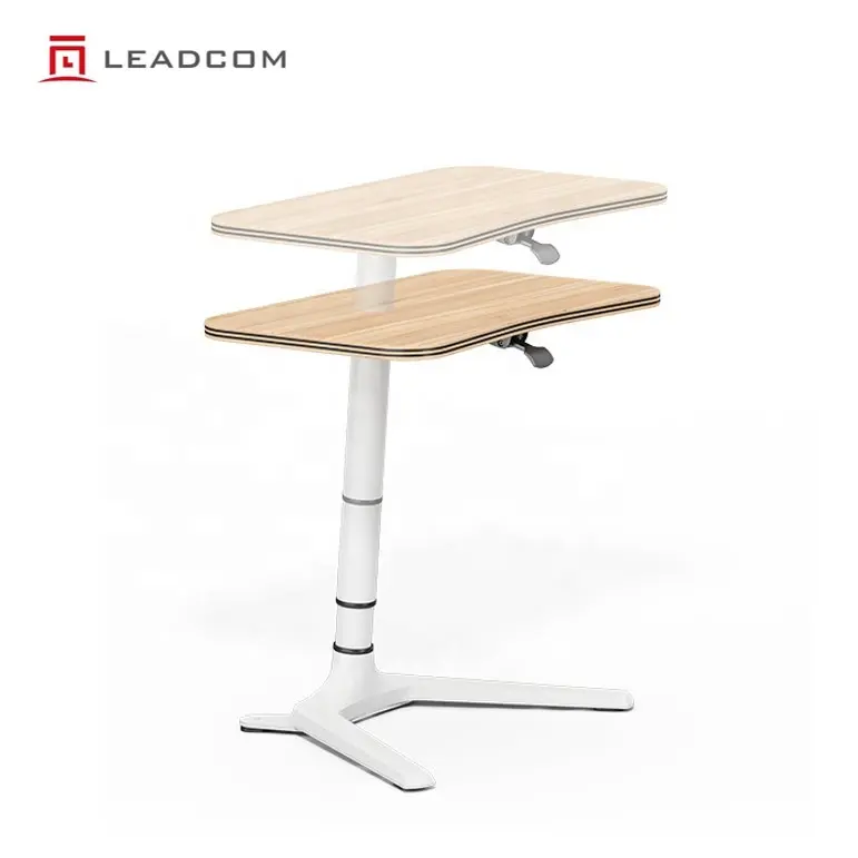 Mesa neumática ajustable para mesa de conferencia, atril de escritorio