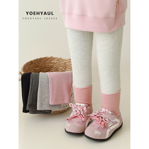YOEHYAUL C3654 Senza MOQ <span class=keywords><strong>Leggings</strong></span> Primaverili per Bambini, Pantaloni a Gamba Stretta in Maglia Liscia per Bambine - Product Image 1