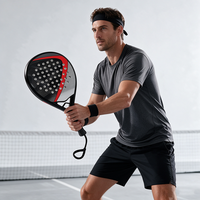 Raquette de padel en bois en gros, classique et durable, pour clubs, écoles et événements sportifs promotionnels