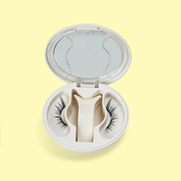 Cils magnétiques Faux cils synthétiques épais et colorés avec applicateur sans eye-liner requis