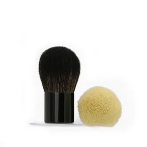 BEILI mini travel portable natural goat hair vegan blush makeup brush cosmetic brushes