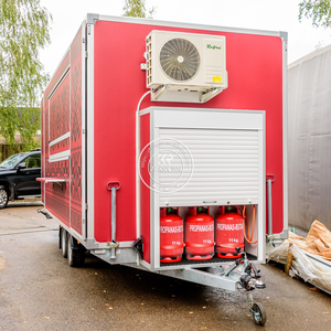 Petite remorque de restauration rapide CE DOT Chariot à <span class=keywords><strong>hot</strong></span>-dogs de cuisine mobile bon marché Camion à hamburger de café avec cuisine complète - Product Image 3