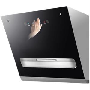 Mini hotte aspirante 38 cm, simple foyer, sans perçage, aspiration latérale, panneau en verre trempé, 19 CFM, électrique - Product Image 1