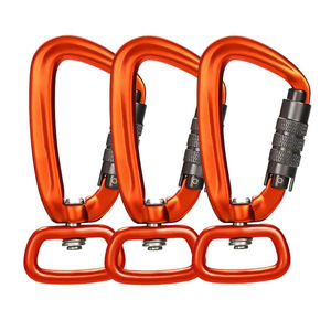 Clip léger et robuste 4kN pour la randonnée, mousqueton pour <span class=keywords><strong>chien</strong></span> - Product Image 3