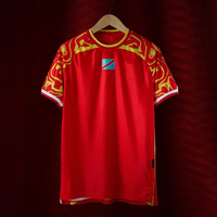 Grosir Pabrik 2526 Jersey Klub Sepak Bola Afrika Kongo Maroko Mali Ghana 100% Poliester Unisex Murah Pemain Maillot De Foot
