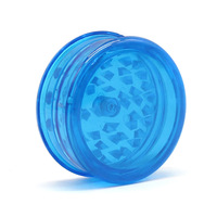 Broyeur d'herbes en plastique personnalisé de 60mm Mini petit broyeur d'herbes sèches d'épices à tabac Logo personnalisé Vente en gros
