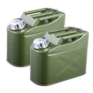 5L 10L 20L Steel Oil Water Fuel Storage Transport Gas Tank Litre Diesel Petrol Container