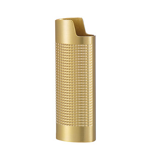 Étui à briquet en métal de qualité supérieure avec logo personnalisé Jiaxin, accessoires pour fumeurs, porte-briquet, étui classique durable pour <span class=keywords><strong>briquets</strong></span> J6 - Product Image 1