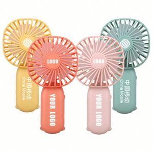 Nouveau ventilateur portable USB, mini ventilateur rechargeable, petit ventilateur de bureau, ventilateur électrique pour étudiants, cadeau avec logo personnalisé - Product Image 1
