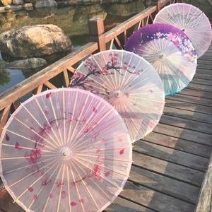 Vente en gros de parasol en bambou fait main décoratif écologique Papier imperméable Art populaire Fleur Design peint certifié CE pour - Product Image 6
