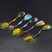 Kit de leurres métalliques pour la pêche à la truite, comprenant des leurres cuillères rigides de 6,5g pour impression 3D, des leurres spinner et des spinnerbaits