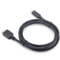 Kabel Data Hard Drive USB Micro BM ke USB tipe-c 3.0 dengan PTFE PVC isolasi nilon