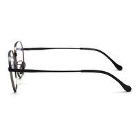 Shenzhen Retro lunettes rondes en titane de haute qualité, lunettes à mémoire de forme, monture optique ronde en titane, lunettes pour les yeux