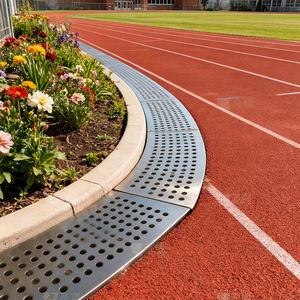 כיסוי סורג תעלת ניקוז מתכתית עבור סורג הניקוז המרובע על הרצפת הנירוסטה החיצונית בחצר האחורית - Product Image 2