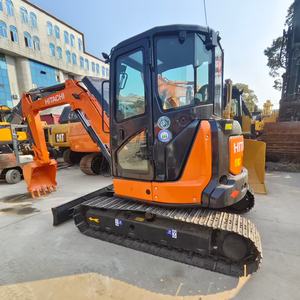 Mini-excavatrice Hitachi Zaxis 55USR d'occasion de marque japonaise, 5,5 tonnes, avec PLC, roulement, moteur, boîte de vitesses, pompe hydraulique et engrenages (Originaux) - Product Image 3