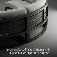 Canapé d'extérieur modulaire haut de gamme en aluminium, avec coussins imperméables, pour terrasse et jardin, qualité commerciale