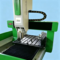 Fresadora CNC de 3 Ejes GR 6060 Pequeña con Control Mach3 de Alta Precisión y un Solo Husillo para Metal, Madera, Piedra y Más