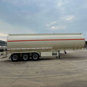 Semi-remorque citerne de transport de carburant et d'aliments en aluminium et acier inoxydable, 3, 4 essieux, 35000, 40000, 45000, 50000, 60000 litres - Product Image 6