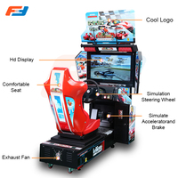 Simulateur de course automobile 5D avec cockpit de simulation de course et chaise de jeu pour la vente
