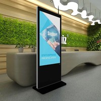 Kiosco Publicitario Personalizado de 32, 43, 50, 55 y 65 Pulgadas, Señalización Digital, Soporte de Piso, Kiosco con Pantalla Táctil Todo en Uno, Panel PC
