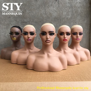 <span class=keywords><strong>Testa</strong></span> di manichino in Pvc con spalle femminili per esposizione di parrucche <span class=keywords><strong>testa</strong></span> di manichino afroamericano <span class=keywords><strong>testa</strong></span> <span class=keywords><strong>e</strong></span> busto di manichino femminile - Product Image 6
