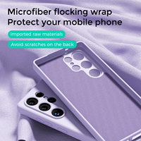 Étui de téléphone magnétique en silicone liquide pour Samsung Galaxy S26 Ultra S25 Edge S24 Plus S24 FE Funda Charge sans fil Housse souple