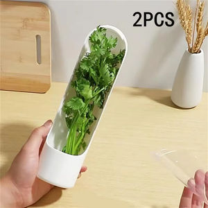 Boîte de conservation des légumes en gros, anti-poussière, pour herbes aromatiques, pour le rangement en cuisine, dispositif de conservation pour usage domestique - Product Image 5