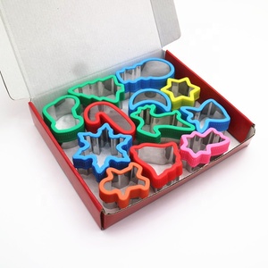 Ensemble de découpoirs à biscuits de Noël de qualité alimentaire, en forme d'ange, de lune, de cloche, d'arbre de Noël et de étoile filante, <span class=keywords><strong>moule</strong></span> à biscuits - Product Image 5