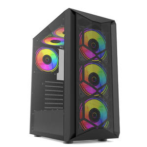 LY Meilleure Vente Prix Mesh Ordinateur Gaming Desktop OEM ATX Verre Trempé Côté RGB Gaming <span class=keywords><strong>PC</strong></span> Case <span class=keywords><strong>Pc</strong></span> Tower Cabinet case for <span class=keywords><strong>Gamer</strong></span> - Product Image 2