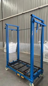 Di động có thể gập lại 10m 500kg thang máy điện giàn giáo Nâng Nền tảng với điều khiển từ xa - Product Image 3