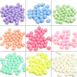 Colorful <b>Plastic</b> DIY Accessories Light Series 6mm No-Hole <b>Beads</b> Loose Acrylic <b>Beads</b> for Pendant Earrings Clothing Jewelry - Product Image 5