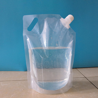 Bouteilles transparentes de 50 ml à 2 L pour boissons – Sachets souples en plastique transparent avec bec verseur pour jus et liquides – Vente en gros